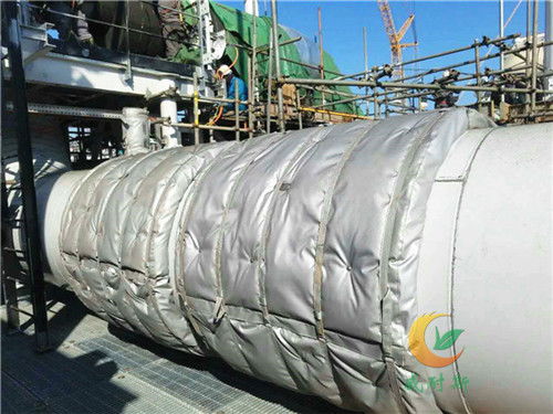 內蒙古鄂爾多斯伴熱帶加熱防凍衣化工廠保溫材料